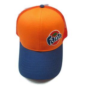 Fanta Mesh Baseball Cap Hat Hook and Loop Adjustable Closure